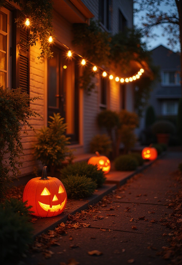 15 Seasonal Halloween Decor Trends You Can't Miss This Year (Get Inspired!) - 15. Festive Lighting