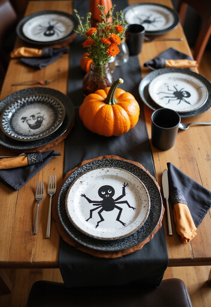 15 Seasonal Halloween Decor Trends You Can't Miss This Year (Get Inspired!) - 12. Playful Table Settings