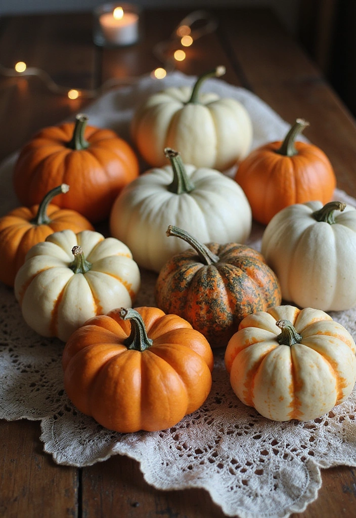 15 Seasonal Halloween Decor Trends You Can't Miss This Year (Get Inspired!) - 1. Vintage-Inspired Pumpkins