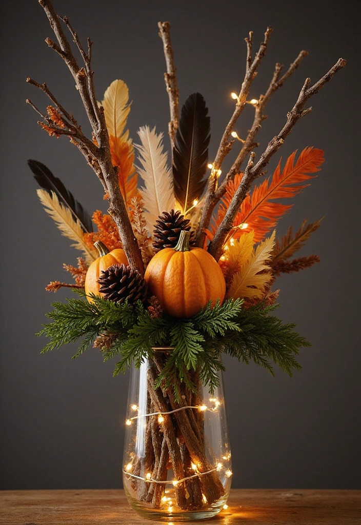 15 Seasonal Halloween Decor Trends You Can't Miss This Year (Get Inspired!) - 8. Nature-Inspired Decor