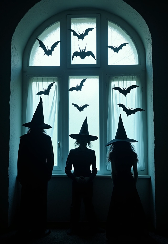 15 Seasonal Halloween Decor Trends You Can't Miss This Year (Get Inspired!) - 6. Spooky Silhouettes