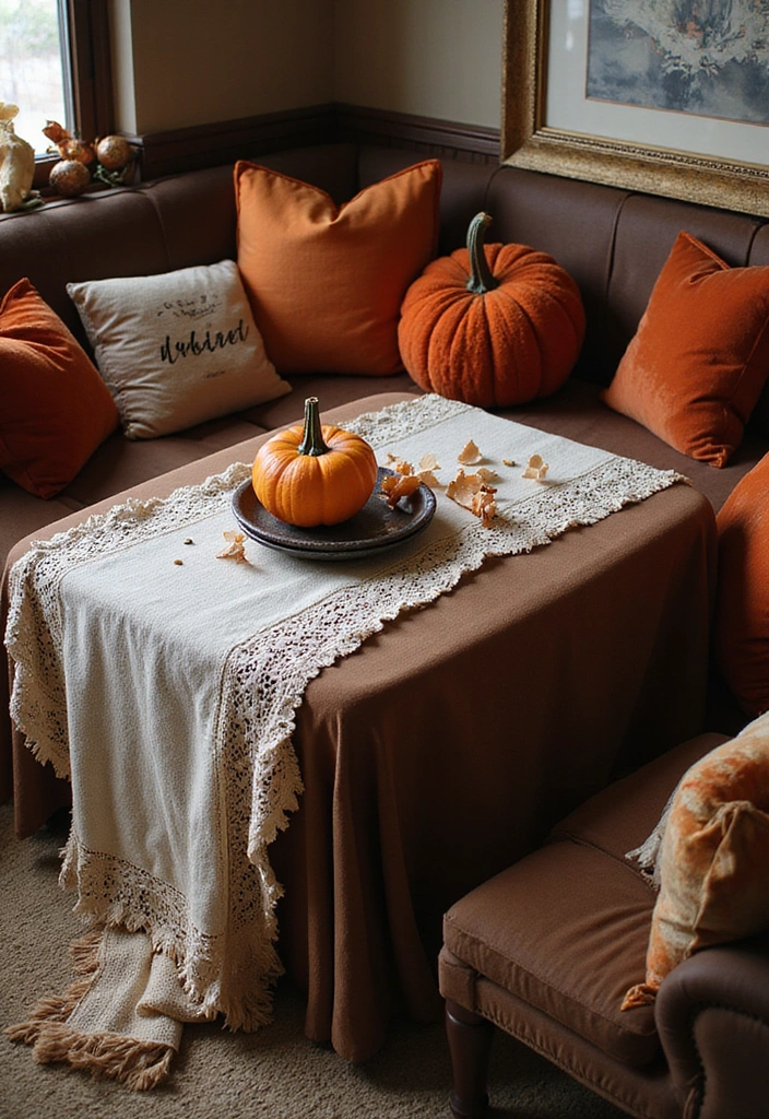 15 Seasonal Halloween Decor Trends You Can't Miss This Year (Get Inspired!) - 11. Layered Textures